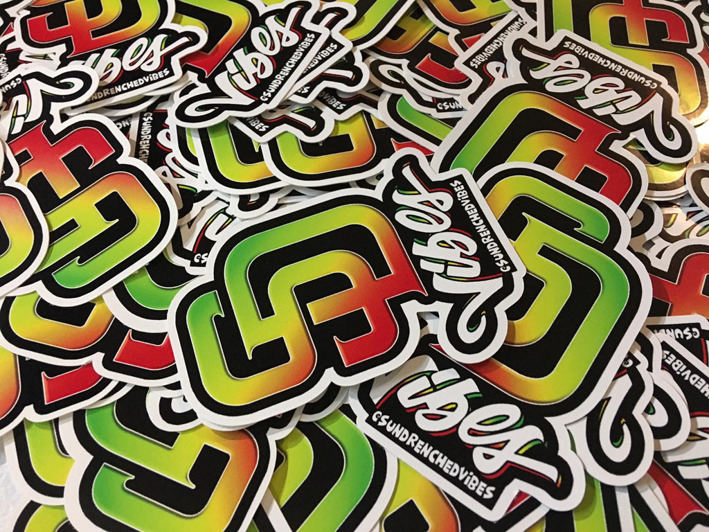 SD Vibes Stickers - Sun Drenched Vibes
