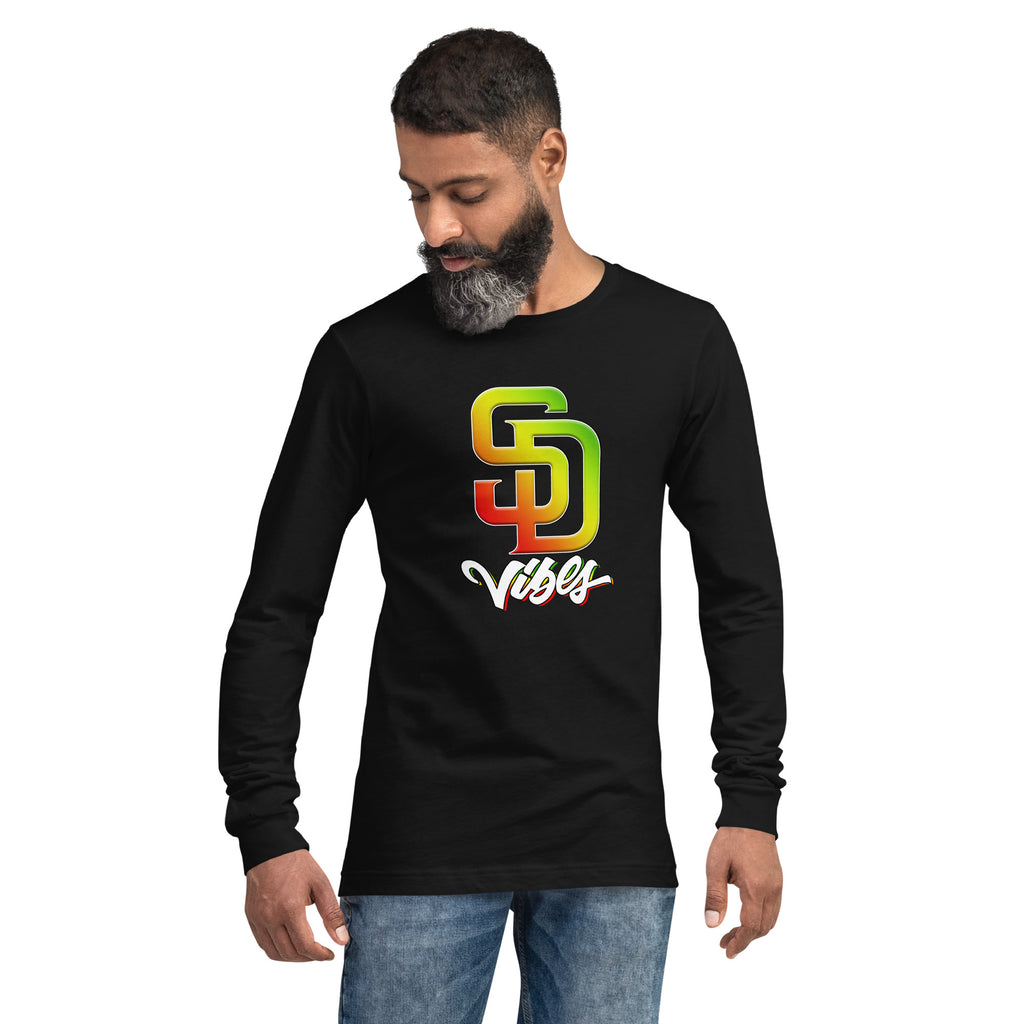 SD Vibes Long Sleeve Tee (3 colors) - Sun Drenched Vibes